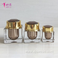 Classical Square Shape Acrylic Cosmetic Packaging Bottle